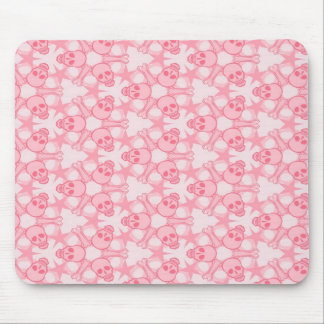 Cute Skull and Stars Mouse Pad