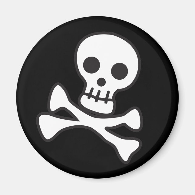 Cute Skull Magnet (Front)