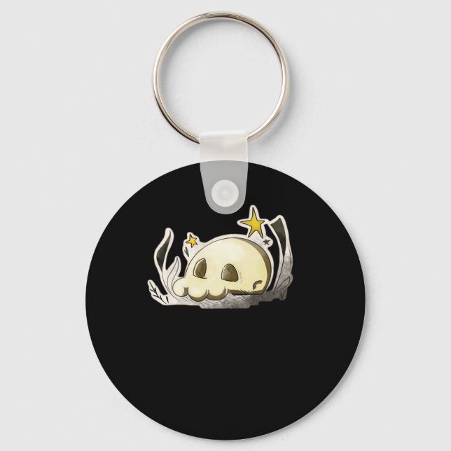 Cute Skull Oversized Key Ring (Front)