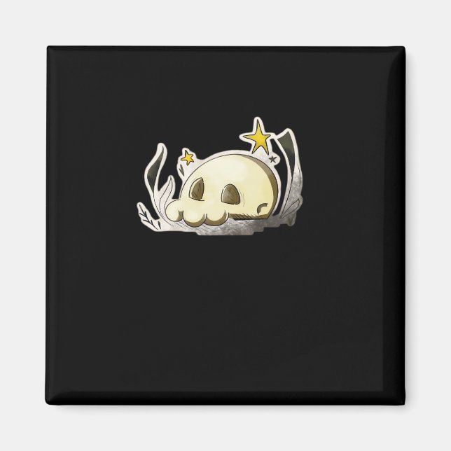 Cute Skull Oversized Magnet (Front)