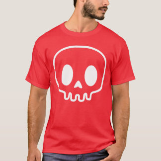 Cute Skull Punk Rock Skeleton Gothic Grim Hallowee T-Shirt