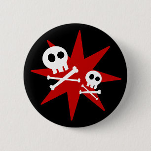 Cute Skulls Button