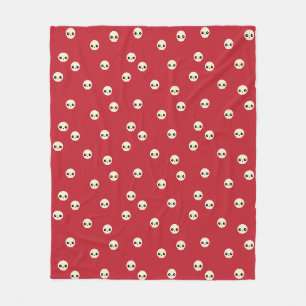 Cute Skulls Fleece Blanket