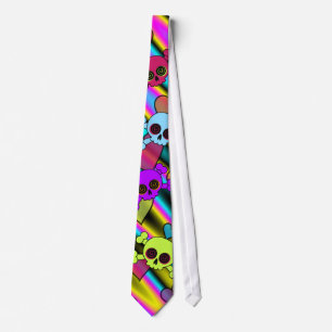 Cute Skulls Tie