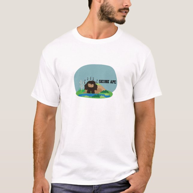 Cute skunk ape T-Shirt (Front)