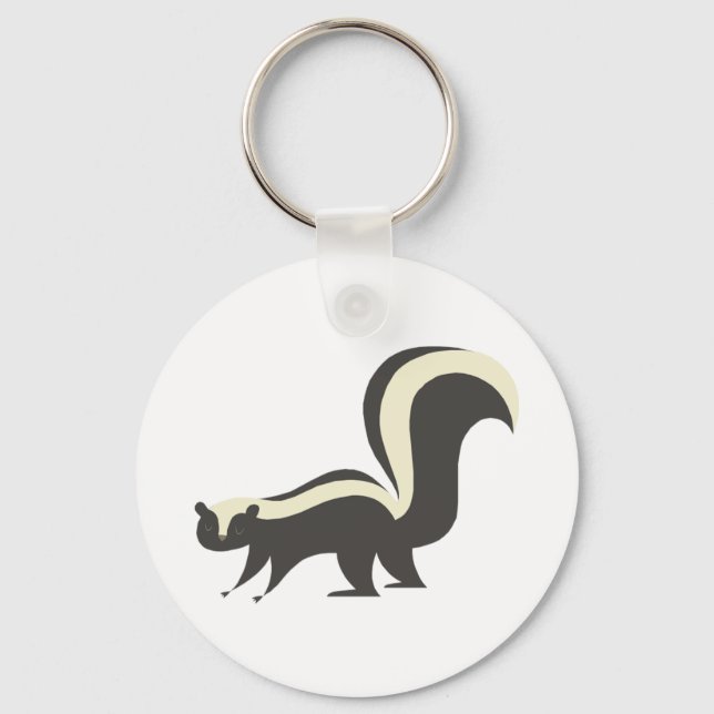 Cute Skunk Keychain (Front)