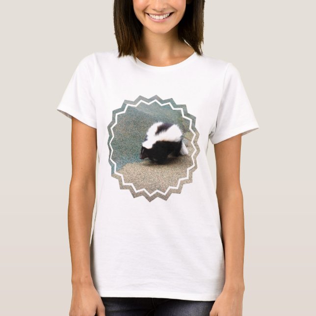 Cute Skunk Ladies T-Shirt (Front)