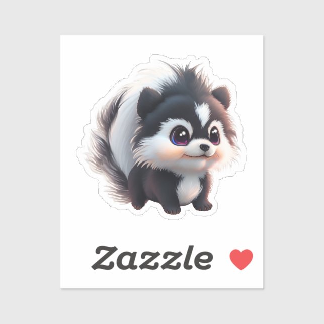 Cute skunk woodland animals forest friends  (Sheet)