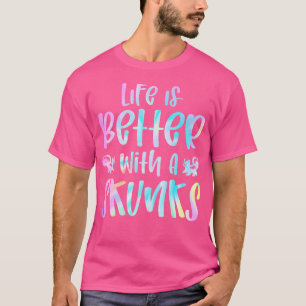 Cute Skunks Lover Funny Life Is Better With A Skun T-Shirt