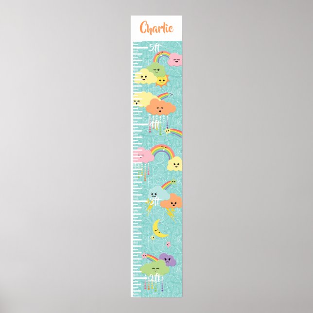 Cute Sky Growth Chart (Front)