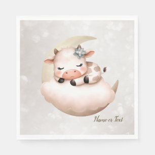 Cute Sleeping Baby Animals Beautiful Napkin