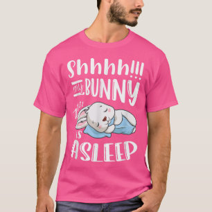 Cute Sleeping Bunny Graphic Women Men Kids Rabbit T-Shirt