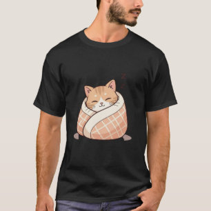 Cute Sleeping Cat Kawaii Cozy T-Shirt