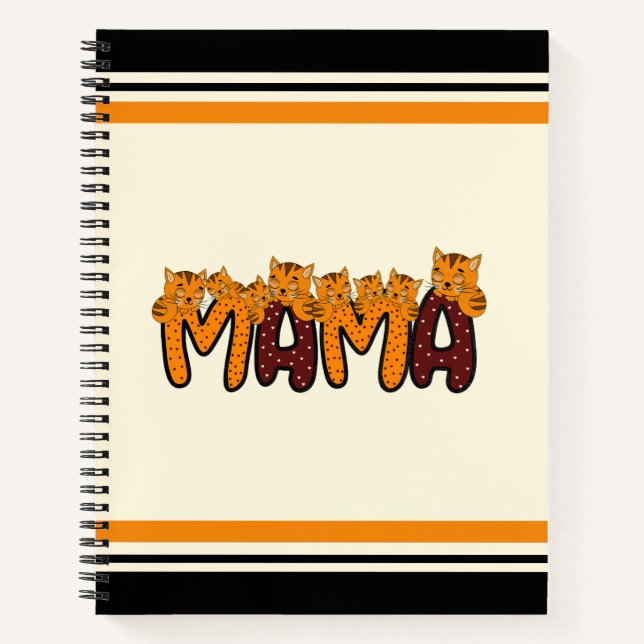 Cute sleeping cats notebook (Front)