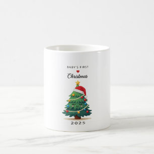  Cute Sleeping Christmas Tree   Baby's First  Coffee Mug