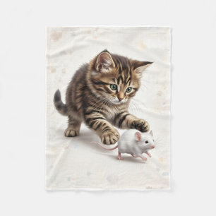Cute Sleeping Dog Cat, fleece blanket, adorable an Blanket
