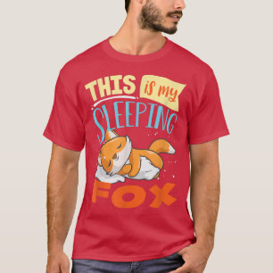 Cute Sleeping Fo Graphic Women Men Kids Fo Lover15 T-Shirt