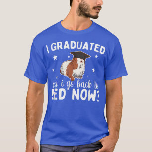 Cute Sleeping Guinea Pig Graduated T-Shirt