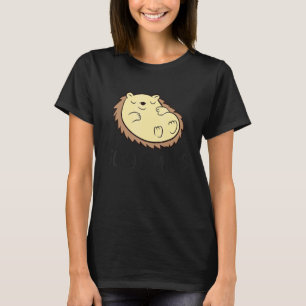 Cute Sleeping Hedgehog Good At Naps Hedgehog T-Shirt