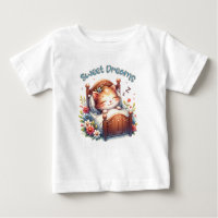 Cute sleeping Kitten Sweet dreams Nursery decor
