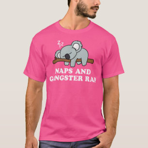 Cute Sleeping Koala Bear Animal Lover Naps And Gan T-Shirt