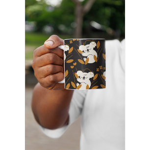 Cute Sleeping Koala Mug – Cosy Minimalist Animal 