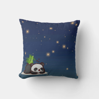 Cute Sleeping Panda Pillows Design