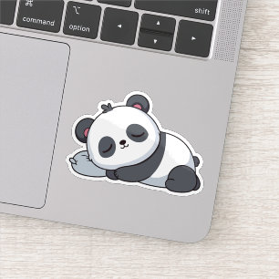 Cute Sleeping Panda Sticker