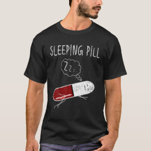 Cute Sleeping Pill Insomnia Pharmacy Nurse Pun Car T-Shirt