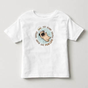 Cute Sleeping Pug Baby Shirt Eat Sleep Repeat