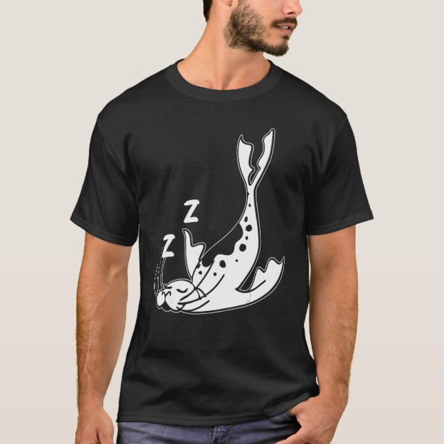 Cute Sleeping Seal T-Shirt (Front)