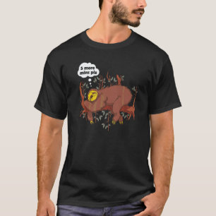 Cute Sleeping Sloth 5 more mins plz Lazy Tired Na T-Shirt
