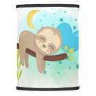 Cute Sleeping Sloth Heart Stars Nursery