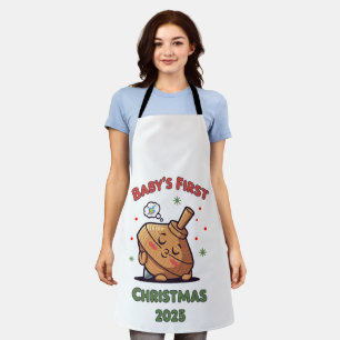 Cute Sleeping Spinning Top Baby's First Apron