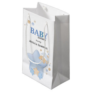 Cute Sleeping Teddy Bear Baby Shower Small Gift Ba Small Gift Bag