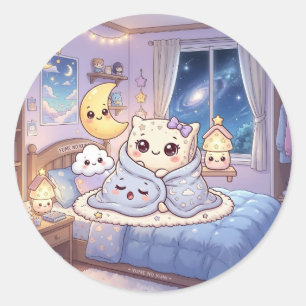 Cute Sleepy Bedroom Sticker