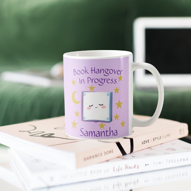 Cute Sleepy Book  Mug (Creator Uploaded)