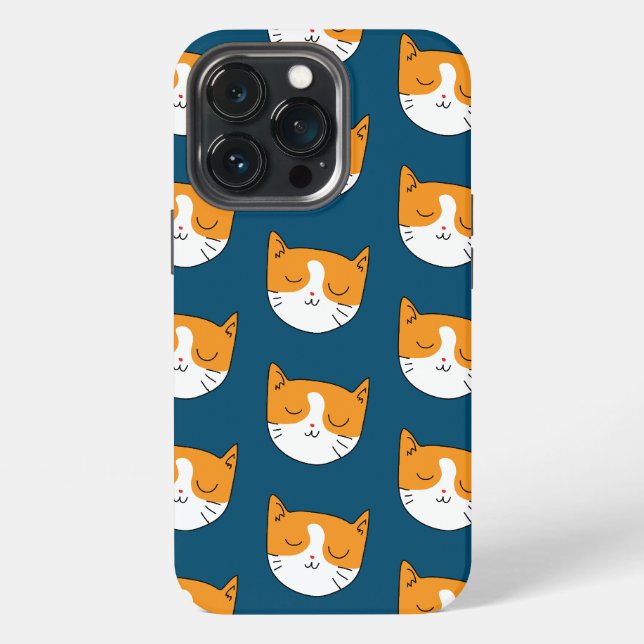 Cute Sleepy Cat  iPhone Case (Back)