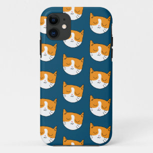 Cute Sleepy Cat Iphone Case