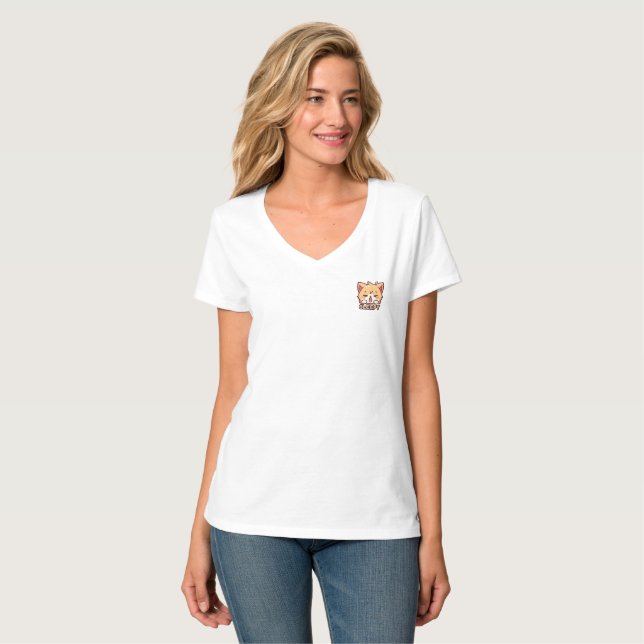 Cute, sleepy cat T-Shirt (Front Full)