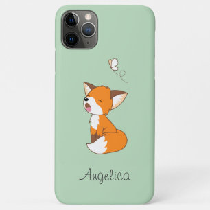 Cute Sleepy Little Fox iPhone 11 Pro Max Case