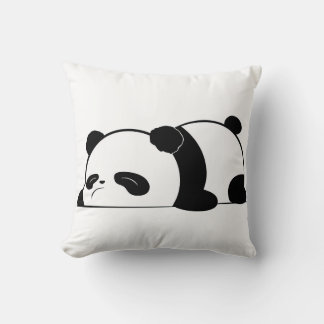 Cute Sleepy Panda Design Cushion