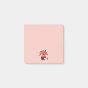 Cute Sleepy Red Panda Post-it Notes