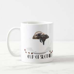 Cute Sleepy Sloth - Cup Of Slothee