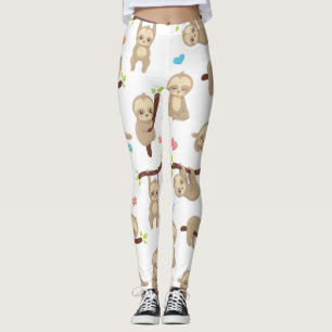 Cute Sleepy Sloth Leggings