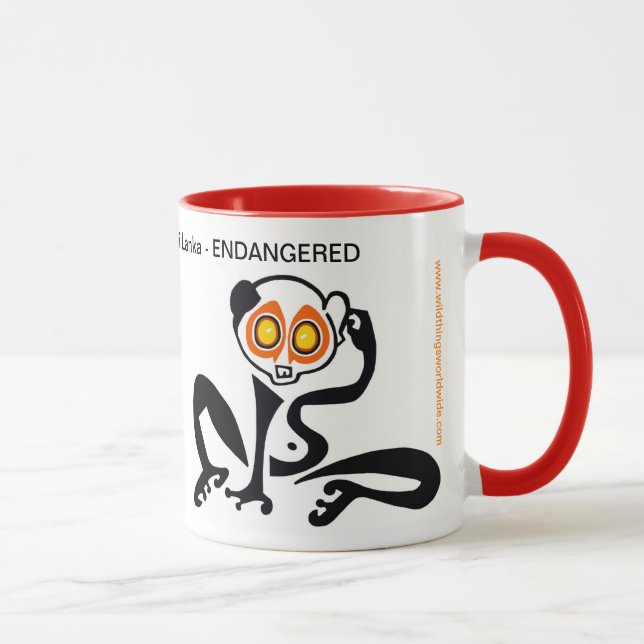 Cute Slender Slow LORIS- Animal lover - Wildlife - Mug (Right)