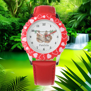 cute sloth add name Watch 