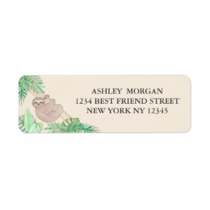 Cute Sloth Address