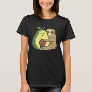 Cute Sloth Avocado Lazy Sloths Owner Animal Graph T-Shirt