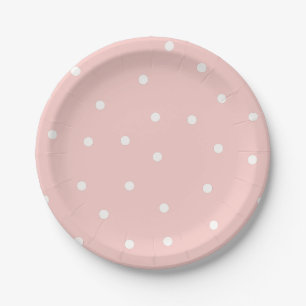 Cute Sloth Baby Girl Baby Shower Diaper Raffle Paper Plate